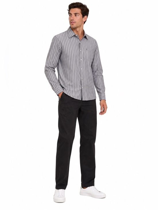 Abercrombie & Fitch Other - Abercrombie & Fitch Men’s Gray Striped Button Down Shirt Medium 100% Cotton